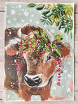 7x10” *Original* Cow in Snow