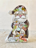 5” Santa Claus with Woodland Friends