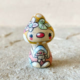 1.25” Tiny Pointy Mushroom: Ochre Mama