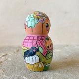 2.75” Pumpkin with Twins: Pink