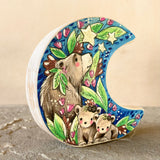 4” Wild Moon *Hybrid* Archival Printed Maple: Brown Bear