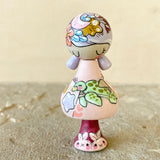 *Original* 2.75” Magnetic Clicques Doll: Girl with Seaturtle