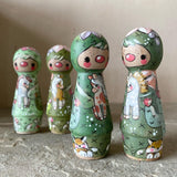 3.25” Cactus with Wild Pony: Fleabitten Gray