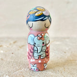 *Original* 2.25” Animal Guardian Boy: Elephant