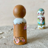 *Original* 2.5” Owl with a wild Pony: Cinnamon