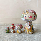 1.4” Tiny Round Mushroom: Lavender