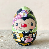 2.5” Egg Bee (Leaf Green)