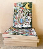 5.5” x 7.5” Archival Printed Maple Wood Block: Mary & Baby Jesus