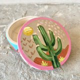 3.5” Trinket Box: Saguaro Cactua