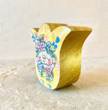 *Reproduction* 3” Chunky Flower (Yellow)