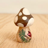 1.25” Tiny Mushroom: Cardinal #2