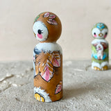 *Original* 2.5” Owl with a wild Pony: Cinnamon