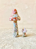 Set of 2: 4” Spice Mushroom + 1.25” Mushroom Baby