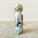 3” Birch Tree with Wild Pony