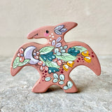 3”w Dinosaur: Mauve Pterodactyl