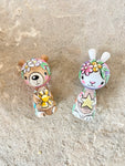 Set of 2: Clicques Magnetic Bunny & Bear