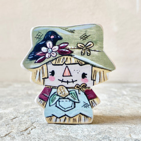 2.25” Archival Printed Scarecrow