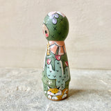 3.25” Cactus with Wild Pony: Fleabitten Gray