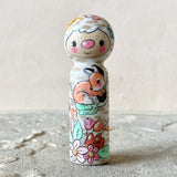 *Original* 3” Birch Tree holding Fox