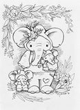 Vol.1 Digital Download 26-Page Coloring Book - Animal Friends—A5