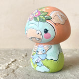 3.75” Tangerine Bonnet Dragon