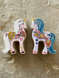 Set of Two: 2.5” Archival Printed Replica: Day/Night Unicorns