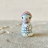 1.2” Tiny Cat Mama: Gray