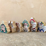 2” Archival Printed Jolly Friend: Gingerbread