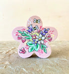 3” Flower with Beehive (Pink)