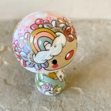 3.2” Magic Mushroom: Pink with Unicorns