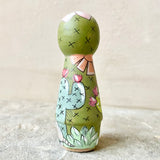 3.25” Cactus with Wild Pony: Palomino