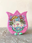 4.25" GEM Flower Mama (Pink)