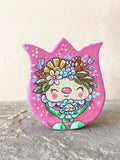 4.25" GEM Flower Mama (Pink)