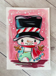 5x7” *Original* Frosty the Snowman