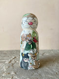 *Original* 4.75” Woodland Santa: Light Blue