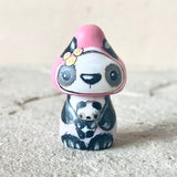 1.25” Pink Bonnet Panda