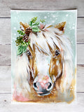 7x10” *Original* Pony in Snow