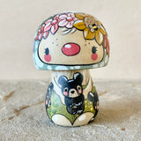 2.75” Forest Mushroom: Blue with Bears