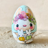 2.5” Egg Bunny with Twins