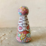 3.5” Skeleton with Pumpkin and Cat