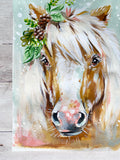 7x10” *Original* Pony in Snow