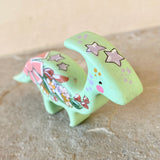 *Original* 4”w Dinosaur: Mint Green No. 2