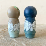 *Original* 2.25” Animal Guardian Boy with Long Hair: Dragon