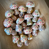 1.25” Tiny Pointy Mushroom: Slate Mama