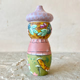 *Original* 4” Acorn Hat Cheetah with Coffee ☕️