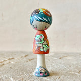 2.75” Magnetic Clicques Doll: Boy with T.Rex