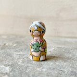 1.2” Tiny Horse with Cactus: Palomino