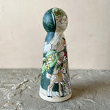 *Original* 5.5” Santa with Forest Animals: Evergreen