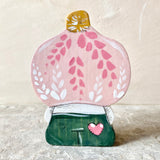 4.5” Super SnowFriend: Pink Bonnet with Cocoa