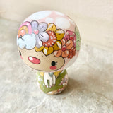 2.75” Magic Mushroom: Ochre Cap with Unicorns